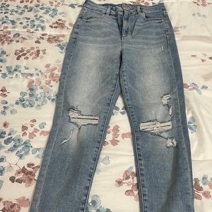American eagle super high waisted jeans